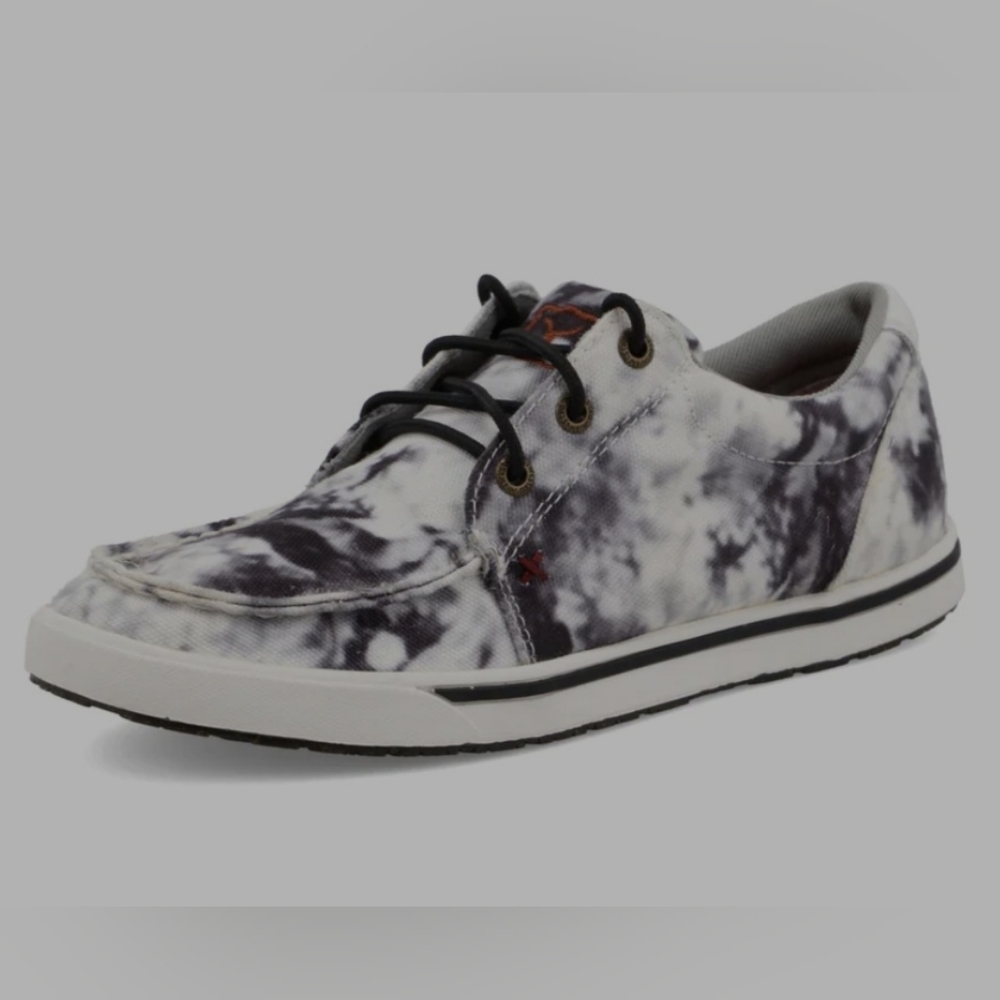 Twisted X Black & White Tie Dye Shoes